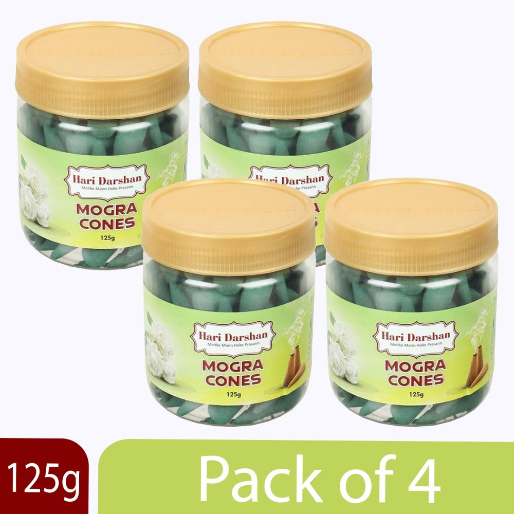 mogra dry dhoop cones pack of 4